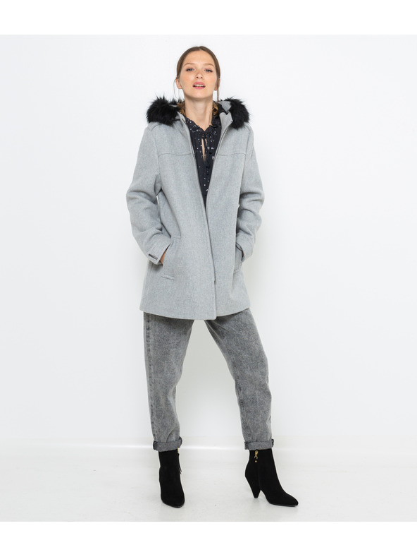 CAMAIEU Sivi kaput CAMAIEU