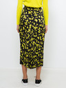 CAMAIEU Crno-žuta uzorirana maksi suknja CAMAIEU