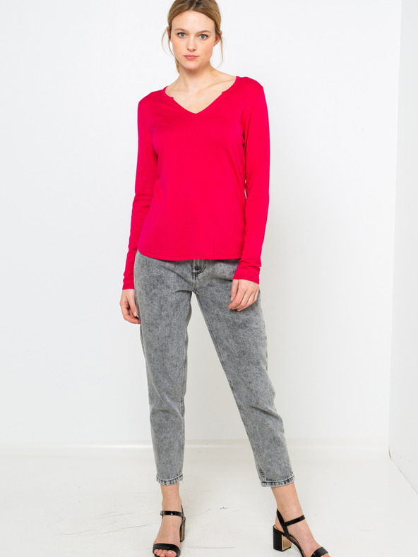 CAMAIEU Ružasti pulover CAMAIEU