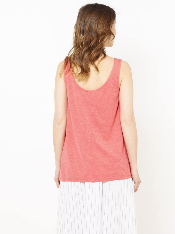 CAMAIEU Ružasta majica na bretele CAMAIEU