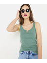 CAMAIEU Zelena majica na bretele CAMAIEU