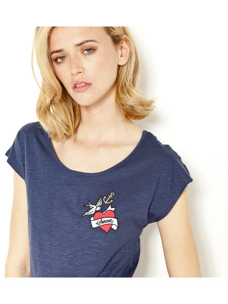 CAMAIEU Plava majica CAMAIEU