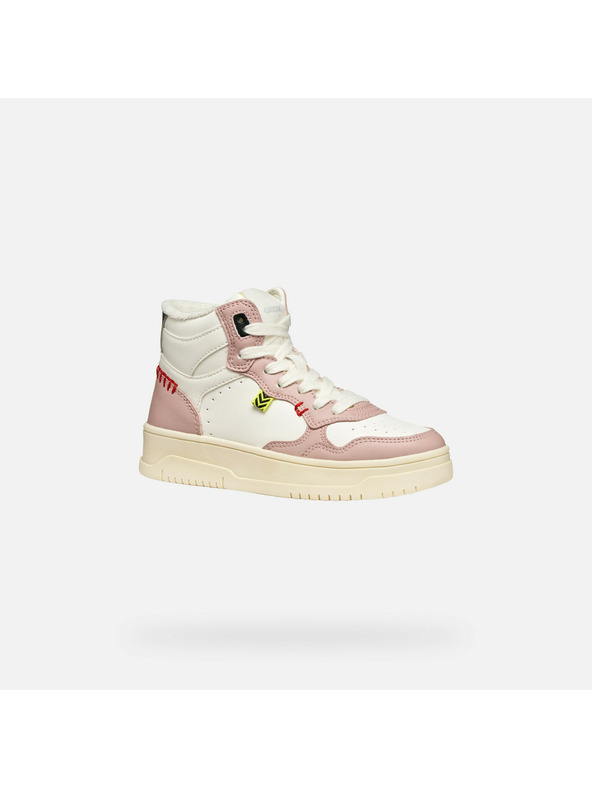 Geox Bijele djevojčinske tenisice Geox Lestrella