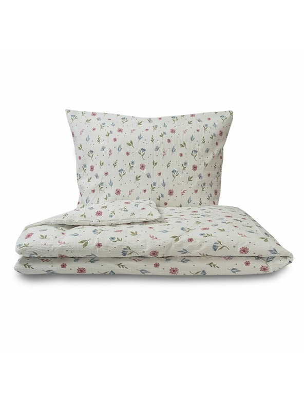 Kvalitex Francuska krep posteljina 240x200, 70x90cm Ljetna livada