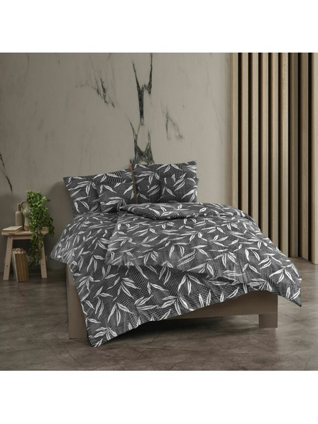 Kvalitex Francuska pamučna posteljina renforcé 240x220, 70x90cm OSAKA siva