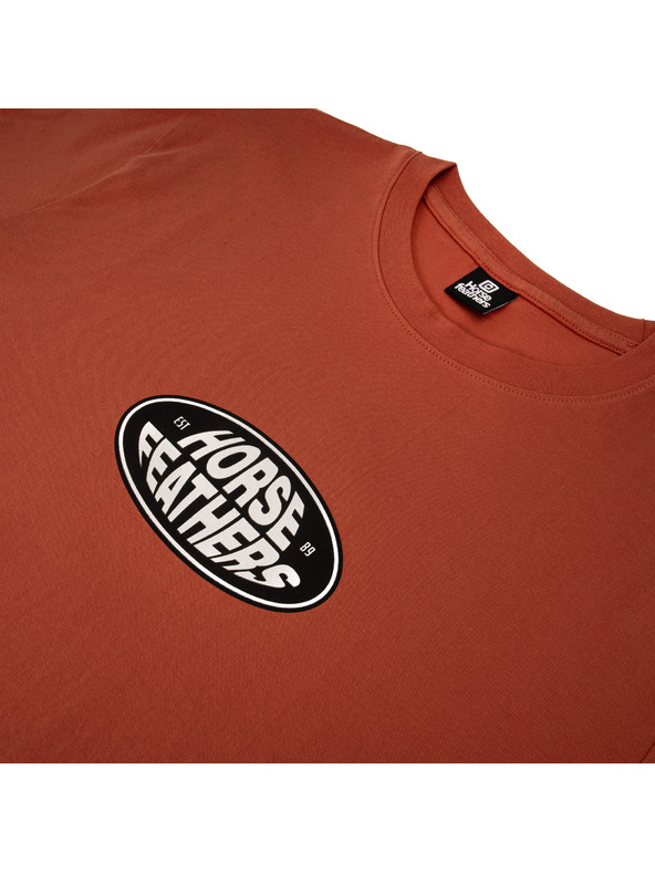 Horsefeathers Majica Dynamo crvena HORSEFEATHERS