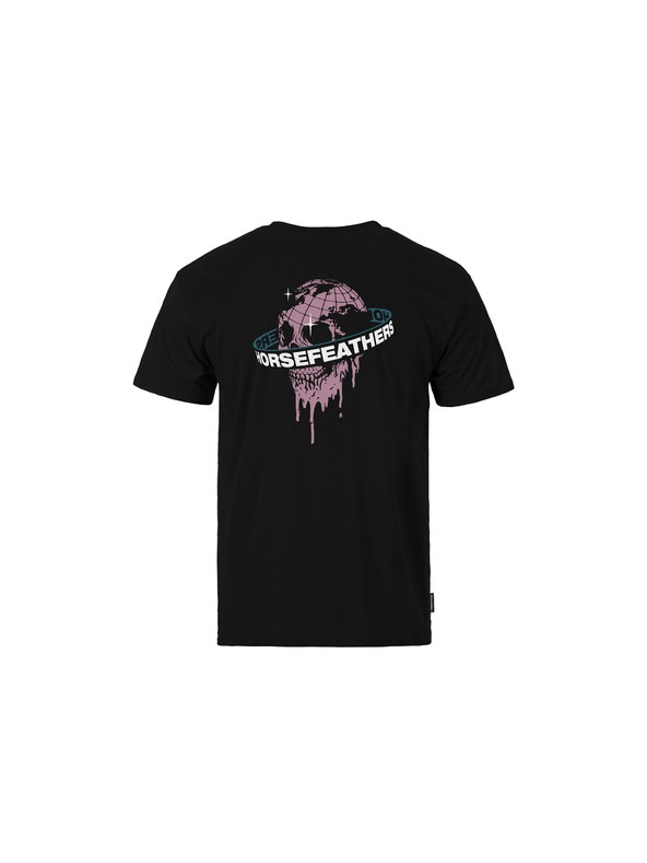 Horsefeathers Majica Orbit crna HORSEFEATHERS