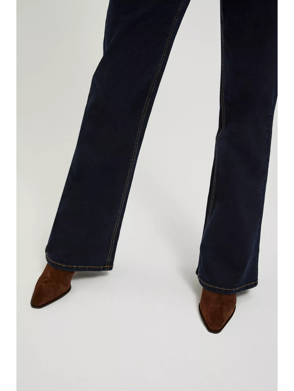 Moodo Ženske traperice Moodo – tamno plave