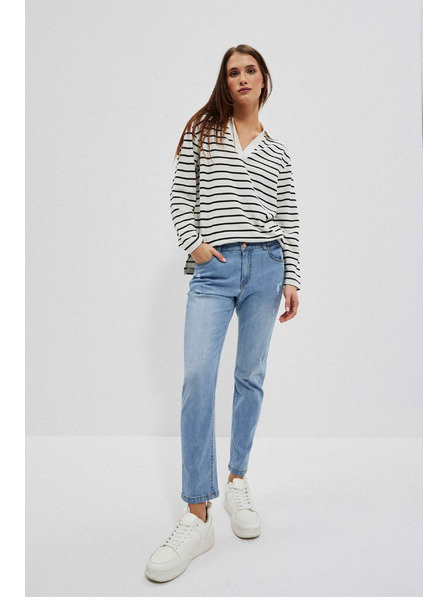 Moodo Ženske traperice Moodo – svijetlo plave