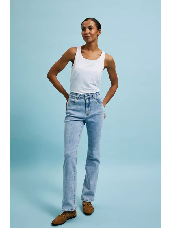 Moodo Ženske traperice Moodo – svijetlo plave