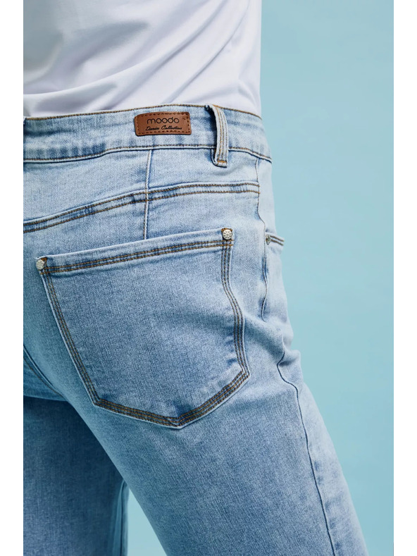Moodo Ženske traperice Moodo – svijetlo plave