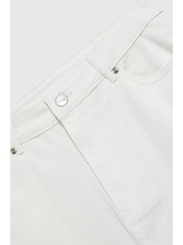 Moodo Ženske traperice Moodo – off white