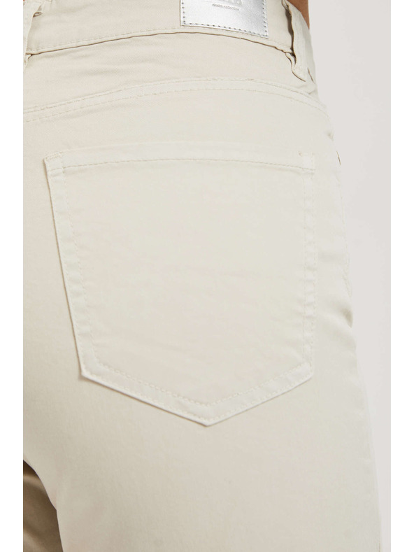 Moodo Ženske traperice Moodo – svijetlo bež