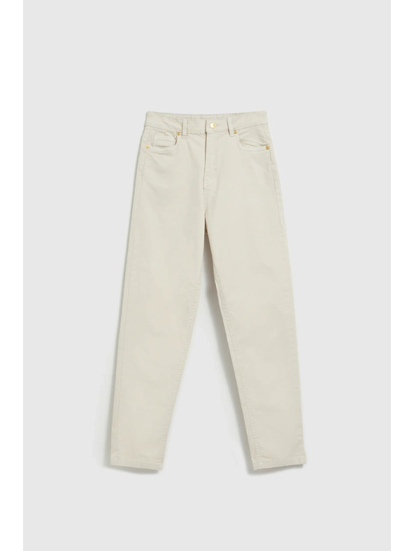 Moodo Ženske traperice Moodo – svijetlo bež