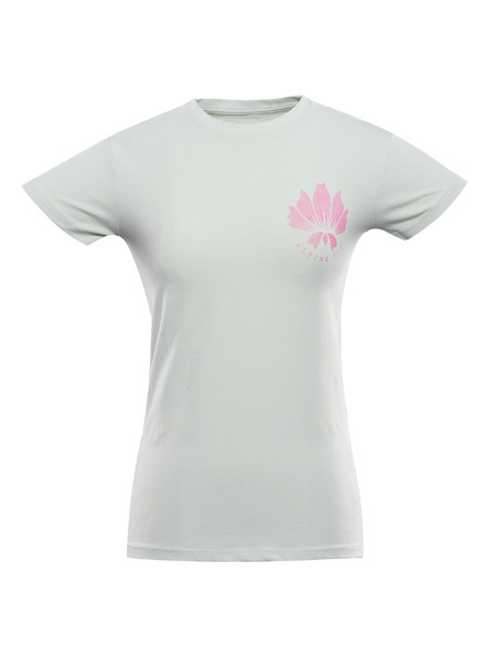 ALPINE PRO Ženska pamučna majica ALPINE PRO SUMEKA pale aqua varijanta pa