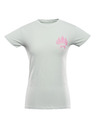 ALPINE PRO Ženska pamučna majica ALPINE PRO SUMEKA pale aqua varijanta pa