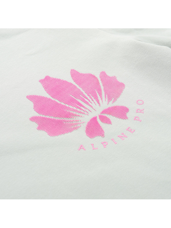 ALPINE PRO Ženska pamučna majica ALPINE PRO SUMEKA pale aqua varijanta pa