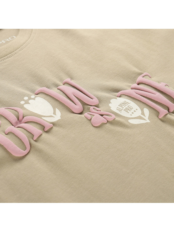 ALPINE PRO Ženska pamučna majica ALPINE PRO SUMEKA twill varijanta pb