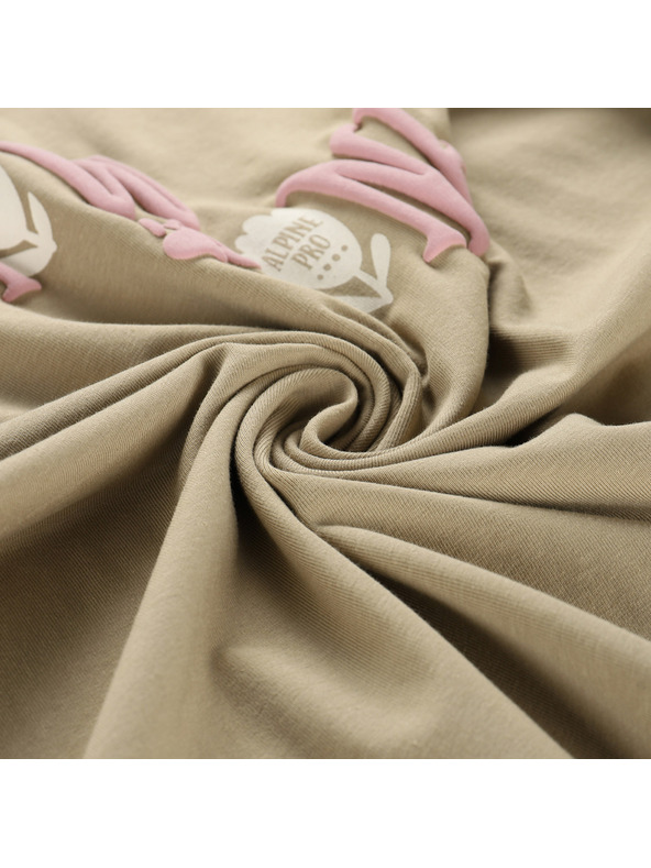 ALPINE PRO Ženska pamučna majica ALPINE PRO SUMEKA twill varijanta pb