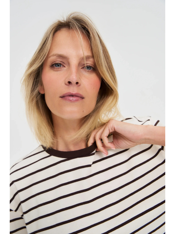 Moodo Moodo ženska majica na pruge