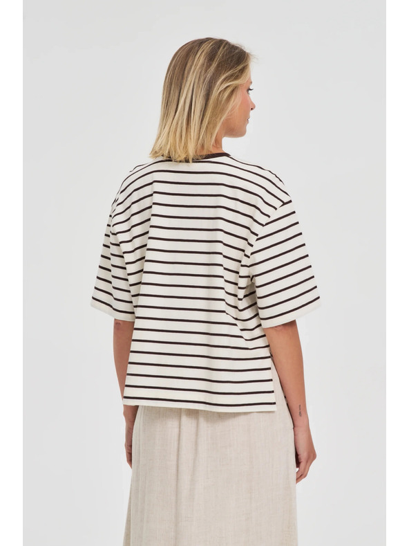 Moodo Moodo ženska majica na pruge