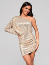 Edoti Midi haljina LIMA - zlatna
