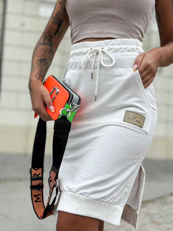 Edoti Trenerka suknja s džepom - krem boja