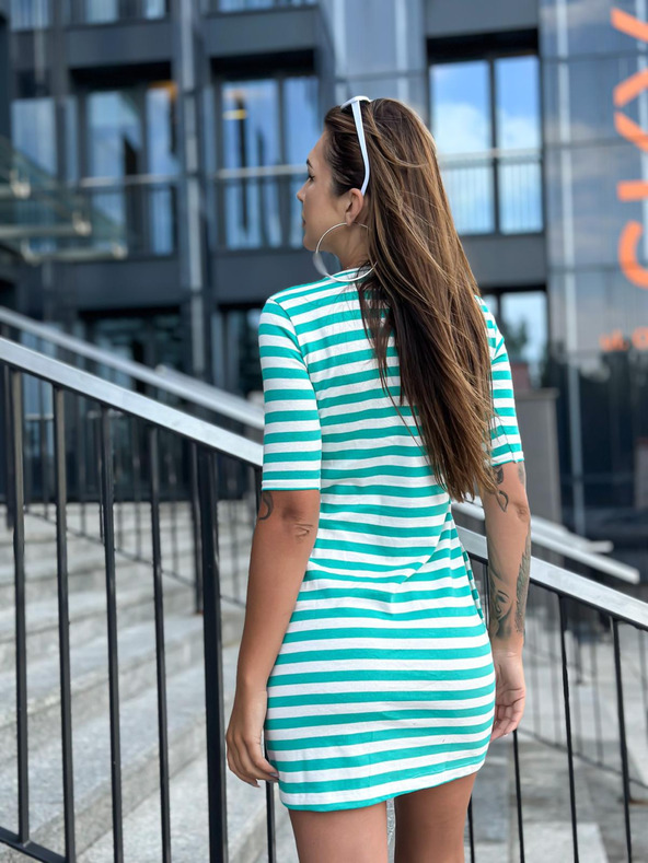 Edoti Tunika mini haljina basic - zelena