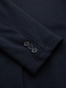 Ombre Clothing Muški tamno plavi sako SLIM od fino strukturiranog pletiva