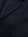 Ombre Clothing Muški tamno plavi sako SLIM od fino strukturiranog pletiva