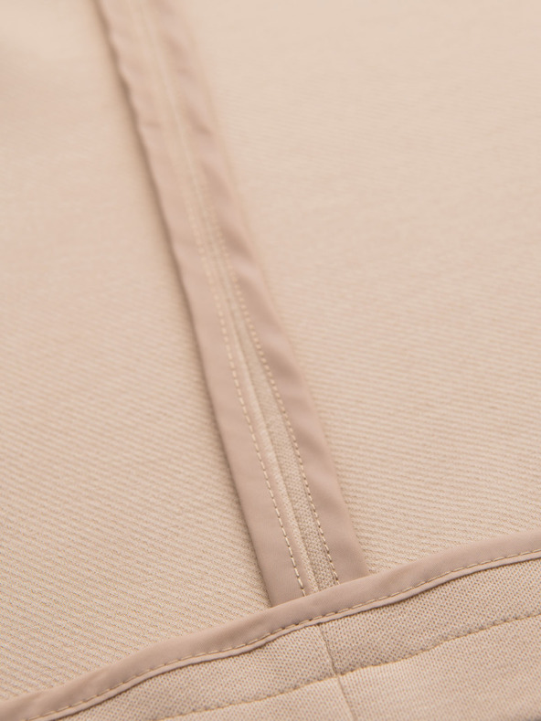 Ombre Clothing Muški bež sako SLIM od fino strukturiranog pletiva