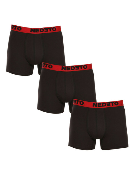 Nedeto Set od tri - muške bokserice Nedeto crne