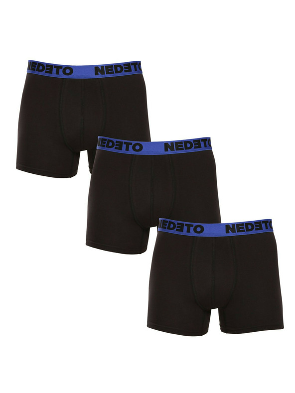 Nedeto Set od tri - muške bokserice Nedeto crne