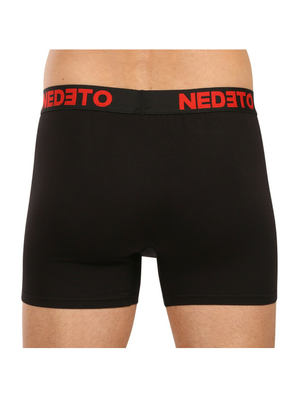 Nedeto Set od pet - muške bokserice Nedeto crne