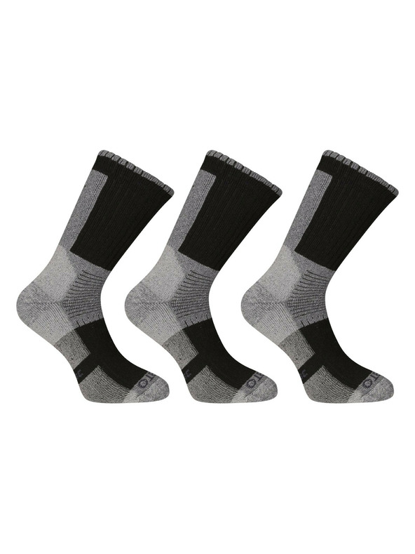 Nedeto Set od tri - Nedeto visoke zimske čarape sive