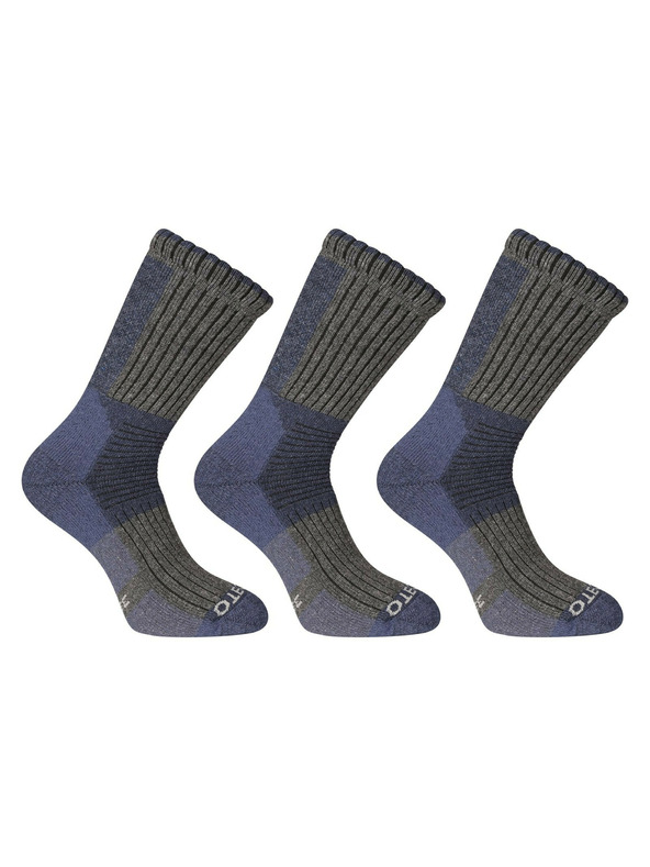 Nedeto Set od tri - Nedeto visoke zimske čarape plave