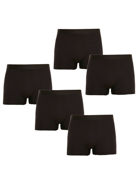 Nedeto Set od pet - muške bokserice Nedeto crne