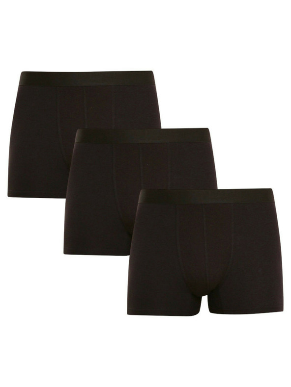 Nedeto Set od tri - muške bokserice Nedeto crne