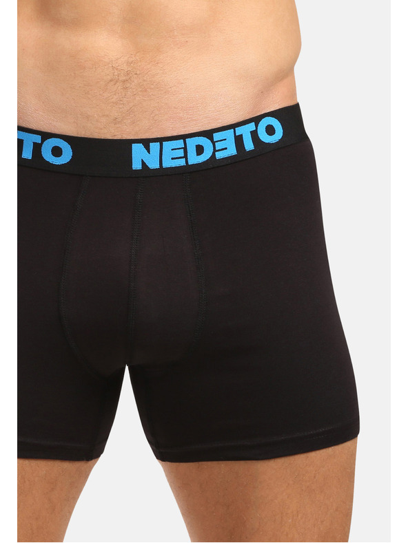 Nedeto Set od pet - muške bokserice Nedeto crne
