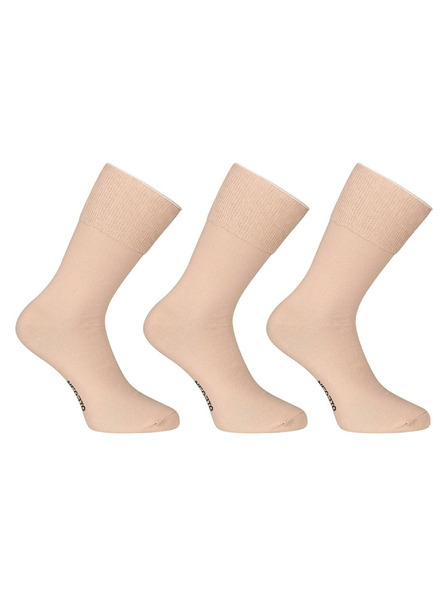 Nedeto Set od tri - visoke medicinske čarape Nedeto bež boje