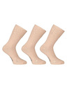 Nedeto Set od tri - visoke medicinske čarape Nedeto bež boje