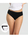 DIM Ženske bešavne gaćice 2 kom - crna - bijela