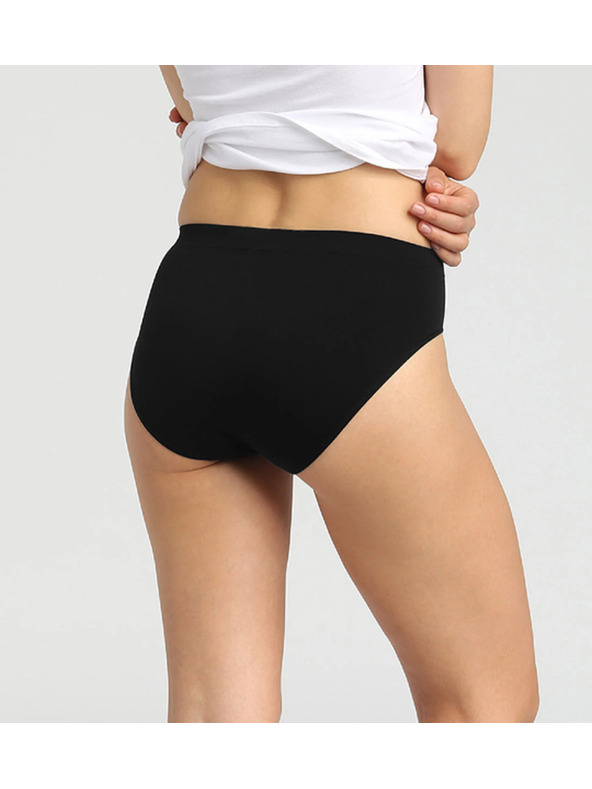 DIM Ženske bešavne gaćice 2 kom - crna - bijela