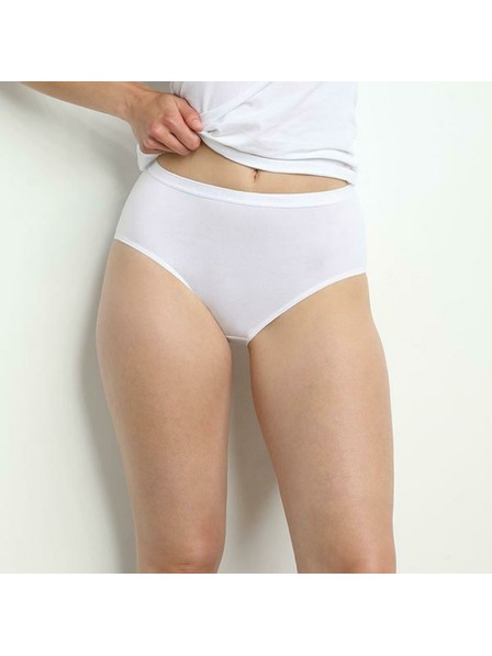 DIM Ženske pamučne gaćice 2 kom - crna - bijela