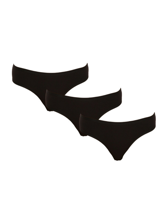 Nedeto Komplet od tri komada - ženske gaćice Nedeto crne