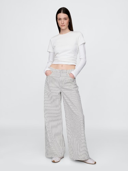 GAP Prugaste široke traperice GAP