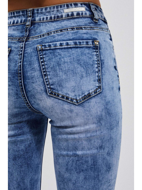 Moodo Ženske traperice Moodo – tamno plave