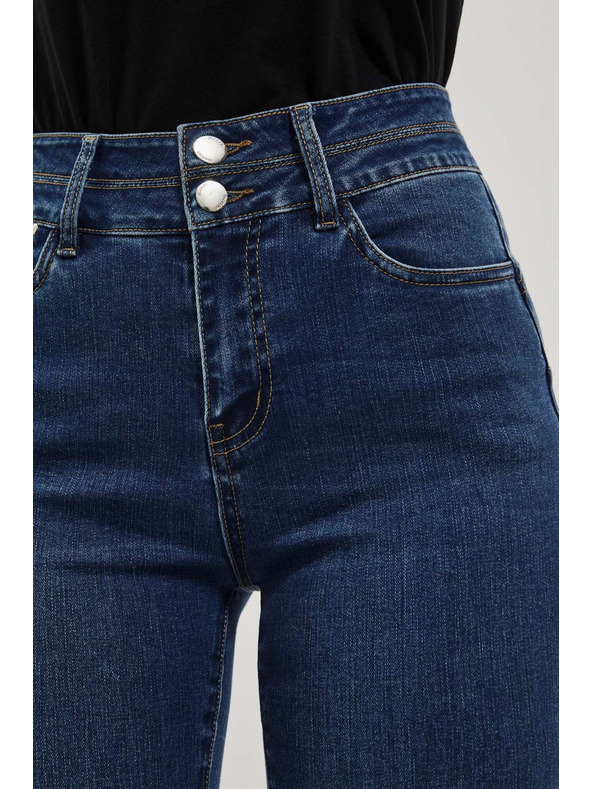 Moodo Ženske traperice Moodo – tamno mornarsko plava