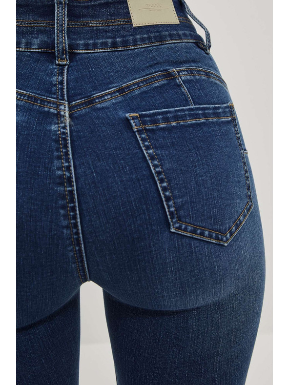 Moodo Ženske traperice Moodo – tamno mornarsko plava