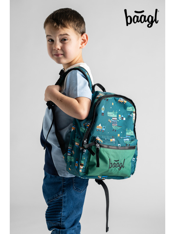 BAAGL  BAAGL Predškolski ruksak Krokodil